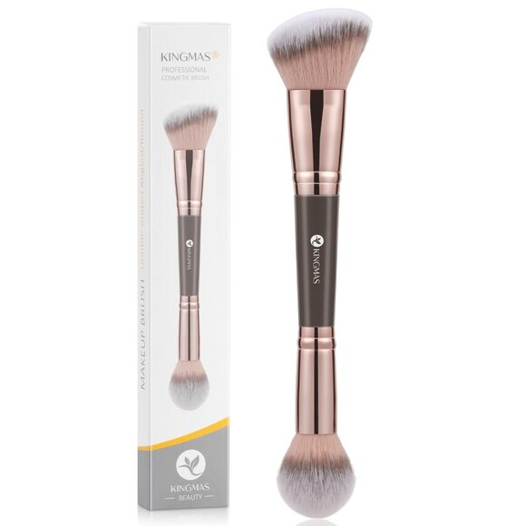 🆕Women Pink Makeup Brush Round Top Contour Blending Cosmetics Blush Brush - Picture 1 of 7